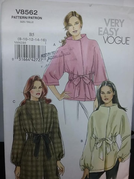 Vogue Jacket Sewing Pattern
