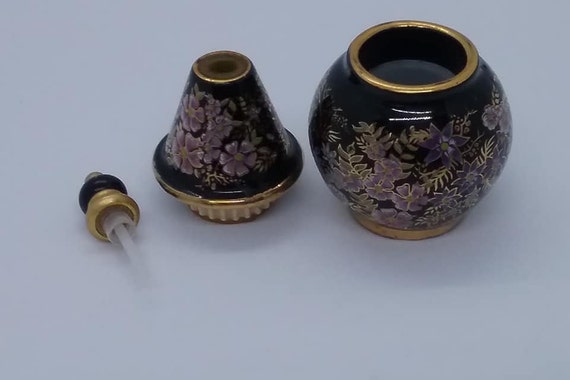 Perfume Bottle Hand Painted, Made in Greece