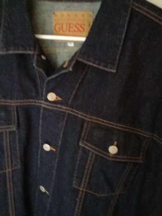 guess blue jean jacket
