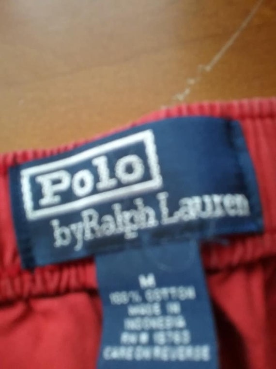 Men's Vintage Ralph Lauren Polo Scrub Pants, Terracotta