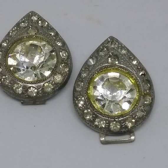 Victorian Rhinestone Dress Clips,