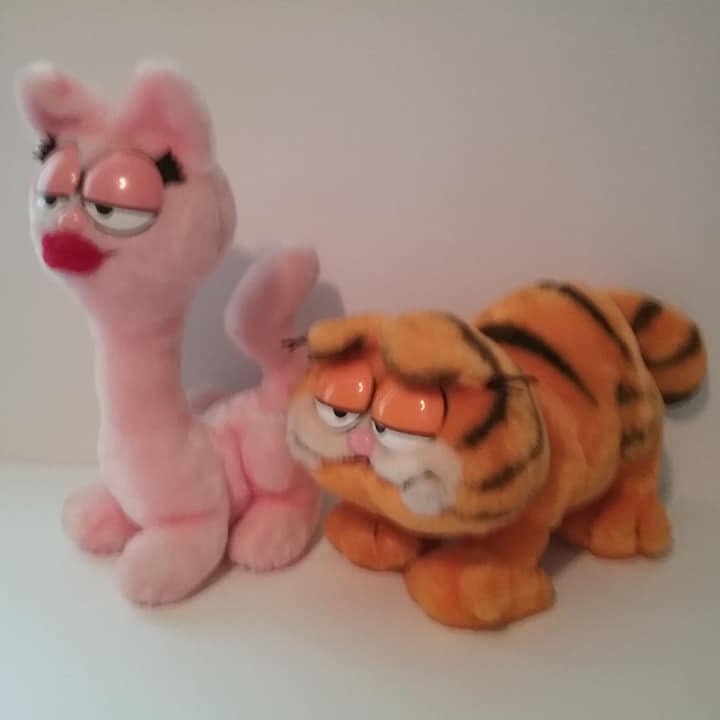 vintage garfield plush