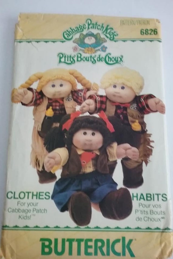 Cabbage Patch Kids Sewing Pattern