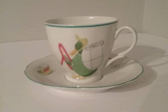 Vintage Cmielow Children's Cup and Saucer,