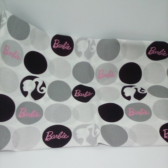 1 Yard 100% Cotton Novelty Fabric, Barbie Novelty Fabric, 50's Style Barbie Material