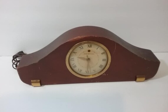 Vintage Wood Clock, General Electric