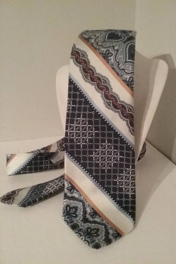 1970s Men's Wide Tie,  by Pierre Cardin - image 1