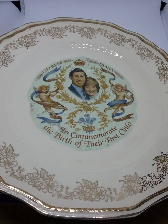 Royal Collectible, Alfred Meakin Collector Plate, Commemorate Birth of Prince William, Collectible Plate of Birth of Prince William