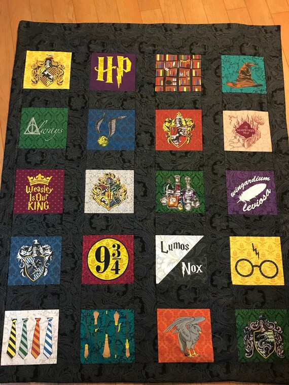 Harry Potter Baby Crib Toddler Bed Quilt Or Supernatural Or Etsy