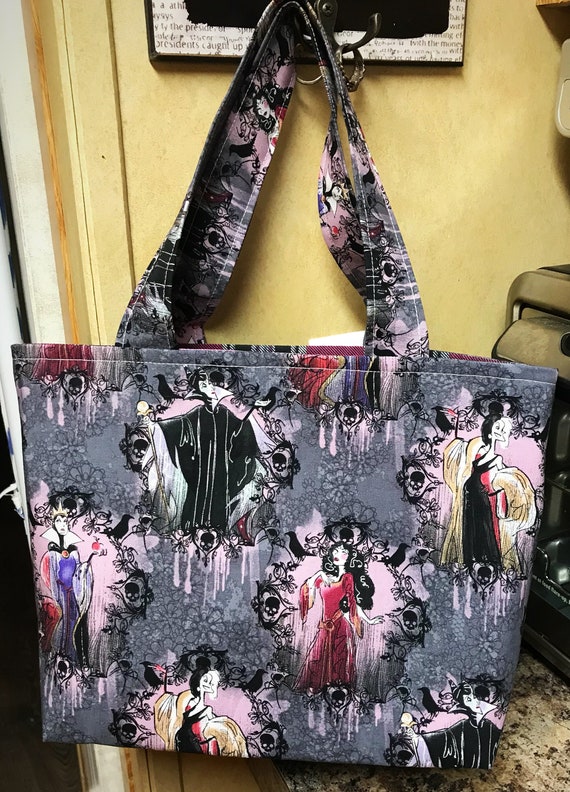 Disney Villains Inspired Tote Bag Purse Maleficent Mother | Etsy