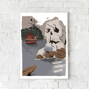 Disneyland Paris - Skull Rock Adventureland - Poster