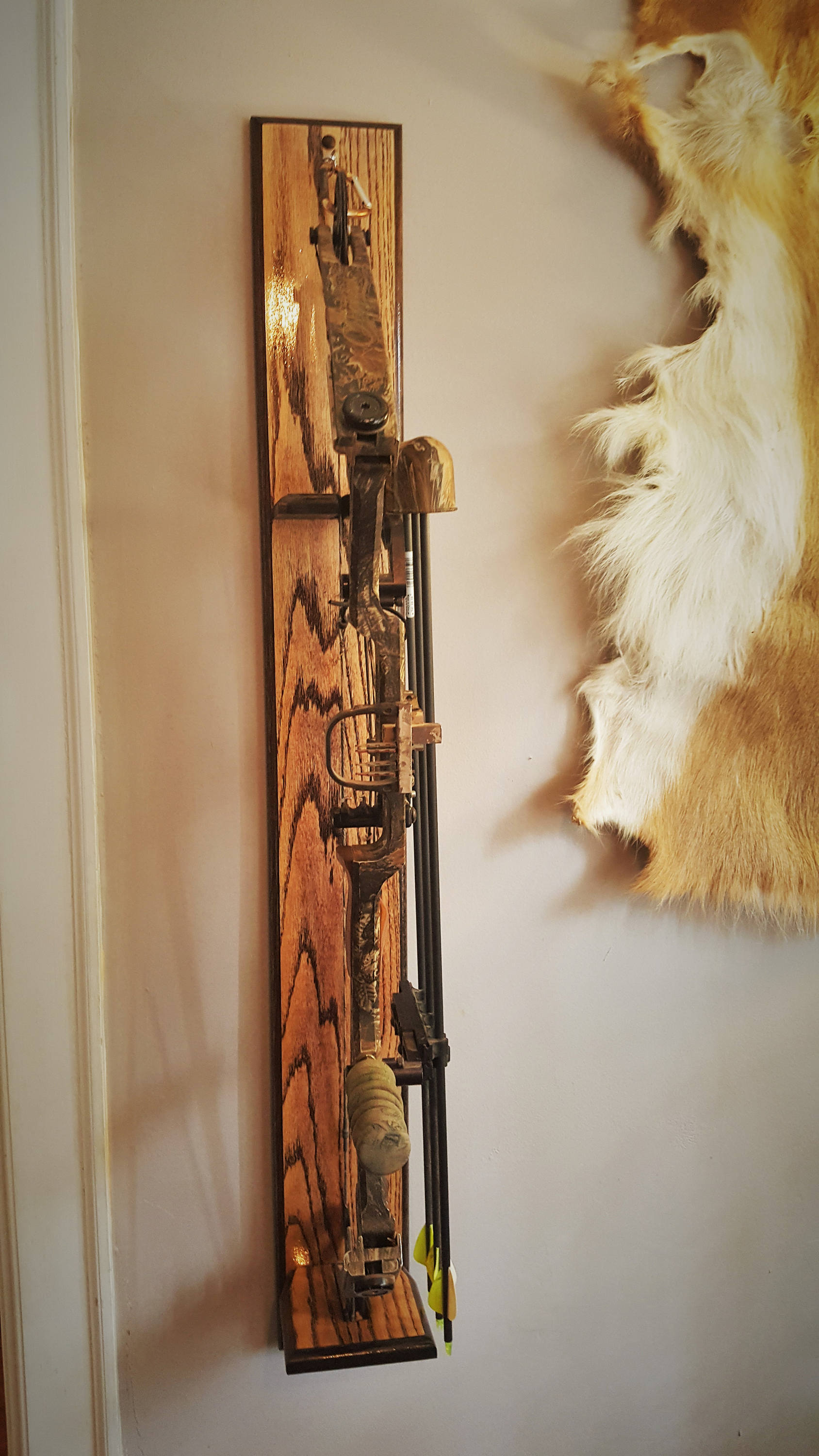 Handcrafted Oak Long Length Compound Bow Archery Rack Etsy