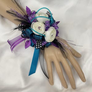 Prom Corsage for Purple Dress - Etsy Prom Corsage for Purple Dress - Etsy