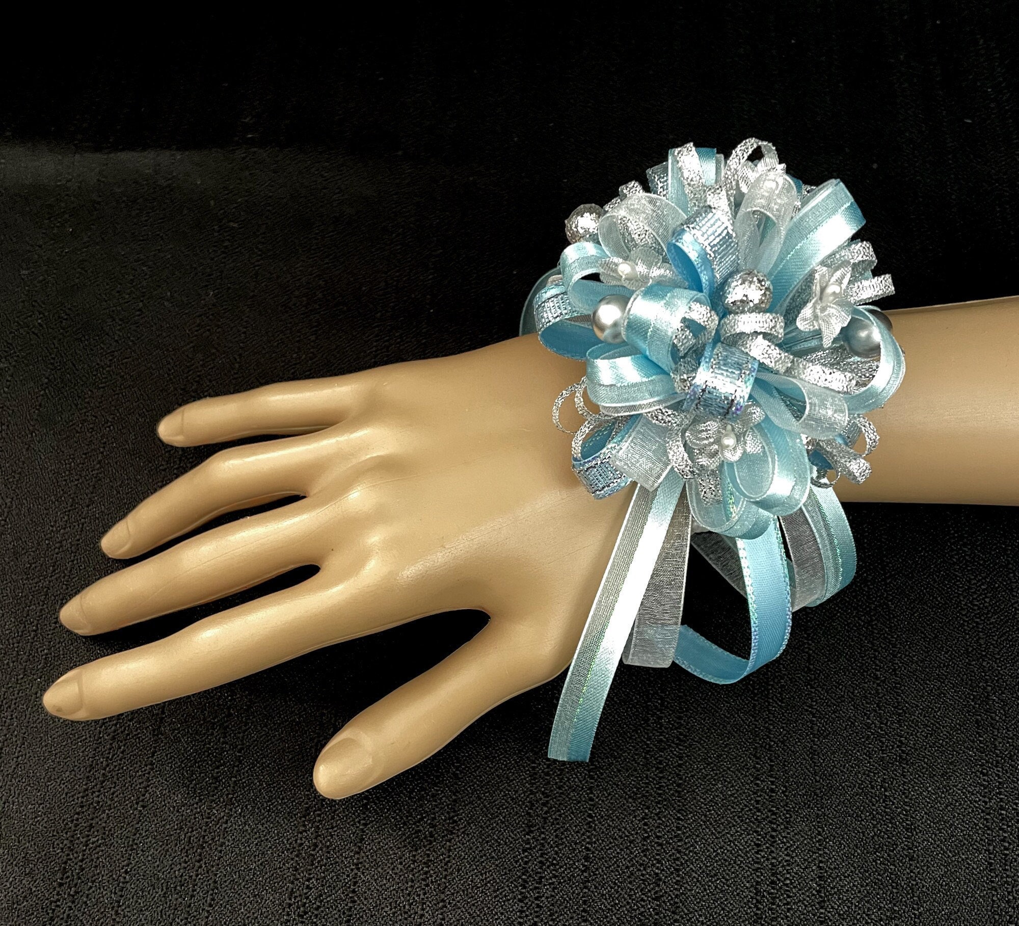 princess polly baby blue dress Father Daughter Dance Masquerade Mask Set main image 1