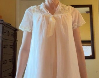 1950s Lingerie Baby Doll Nightgown Set