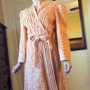 Vintage Chenille Robe