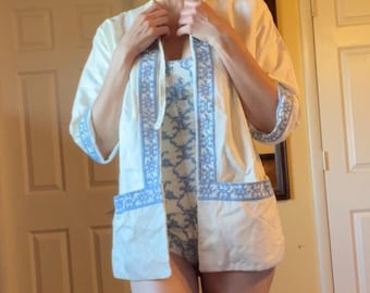 1950s swimsuit Playsuit with Jacket