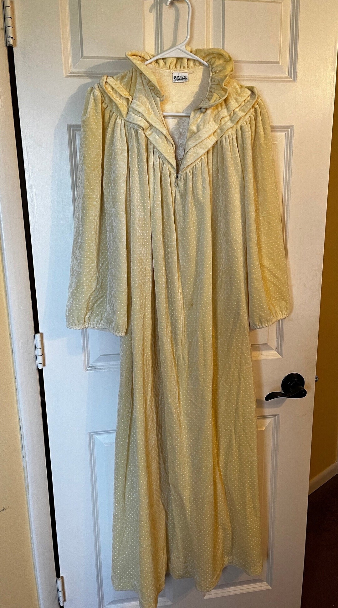 Adonna Terry Robe Vintage Robe Granny Style - Etsy