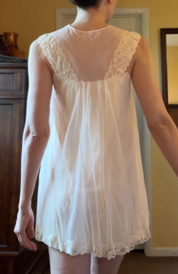 1950s Lingerie Baby Doll Nightgown Set - image 5