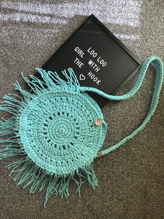 crochet mandala bag