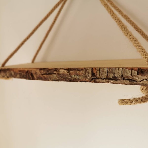 Hanging Wooden Shelf Etsy UK