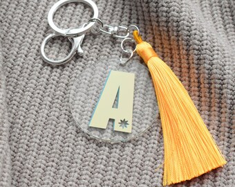 Unique Custom Teen Keychain: Perfect Grad Gift, Fun Minimalist Key Fob, Bag Charm, Luggage Tag & House Keyring, Fun Graduation Present