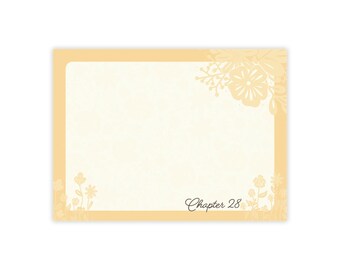 Żółte kwiatowe 4x3 samoprzylepne notatki Post-it® - uspokajające artykuły piśmiennicze, akcesorium na biurko, wiosenne kolory, przytulna estetyka, kobiecy styl, urocze notatniki