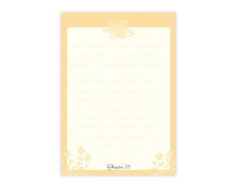 Żółte kwiatowe bloczki samoprzylepne Post-it® - kobiece artykuły piśmiennicze, bloczki do notatek spożywczych, uspokajające artykuły biurowe, kwiatowe notatki, urocze bloczki