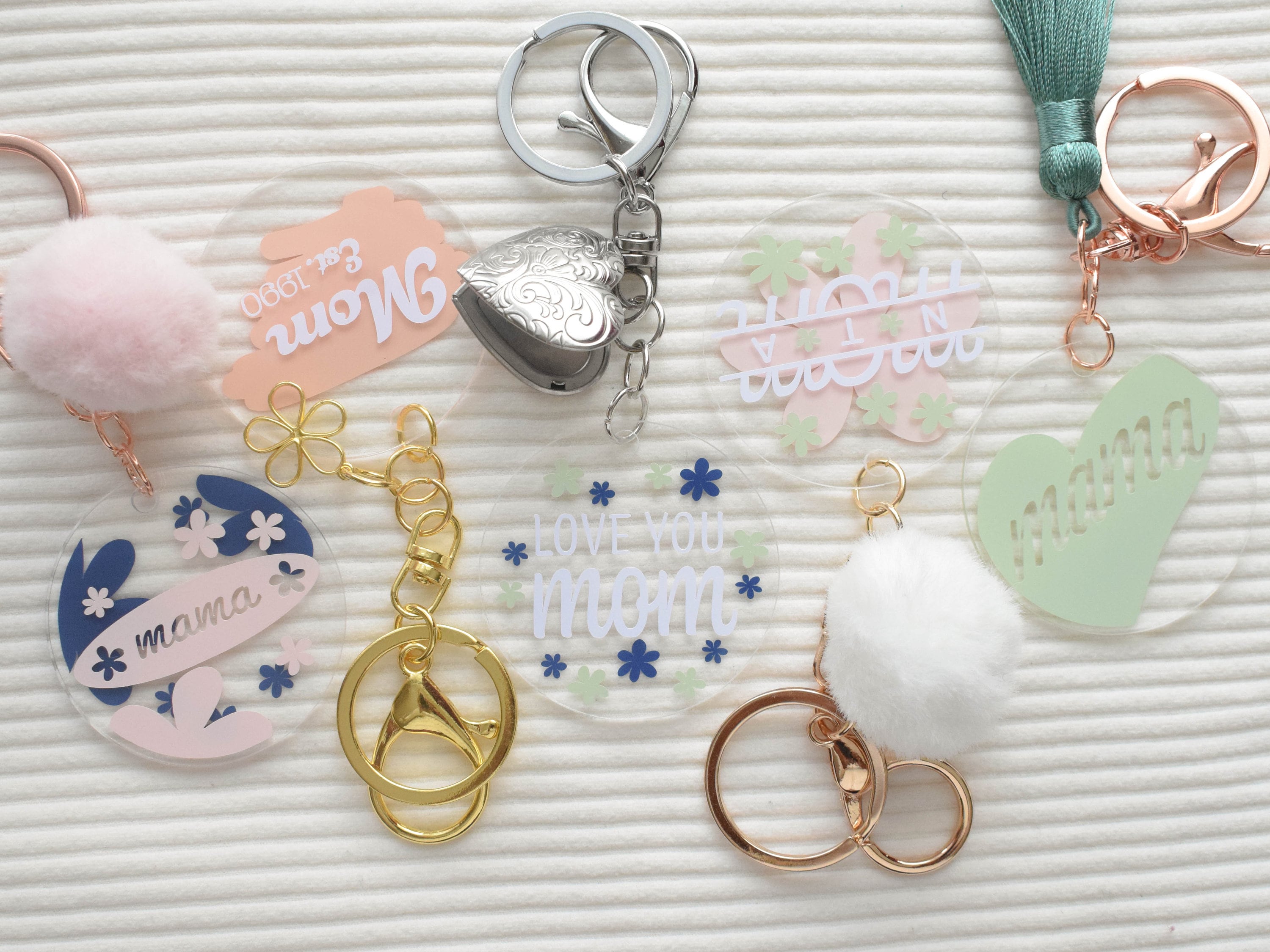 Mom Appreciation Keychain - Handmade Gift for Moms, Gift for
