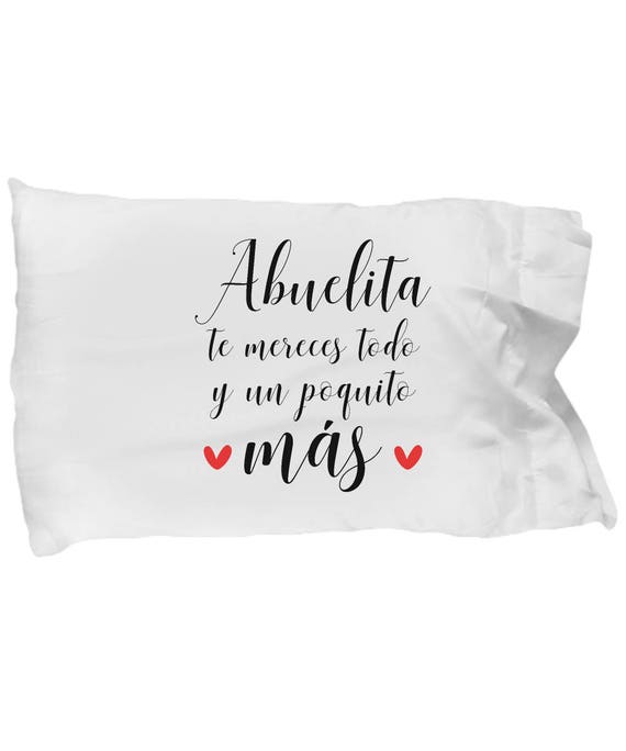 Feliz Dia Mama y Feliz Dia De La Madre pillow case for Grandma (Abu...