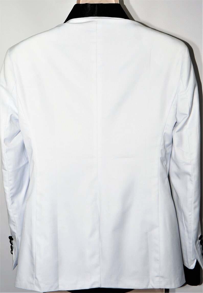Luxury White Groom Suit Blazer