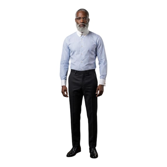 Classic men Dress Shirt | French Cuff with Pin Club Collar Tuxedo Shirt