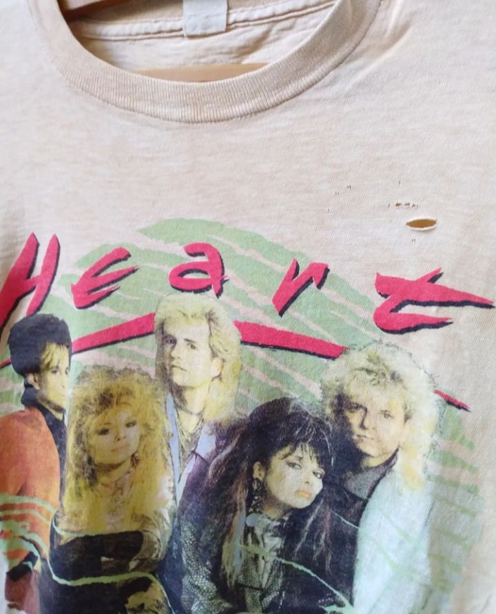 1985 1986 Heart World Tour Vintage Concert T-Shirt