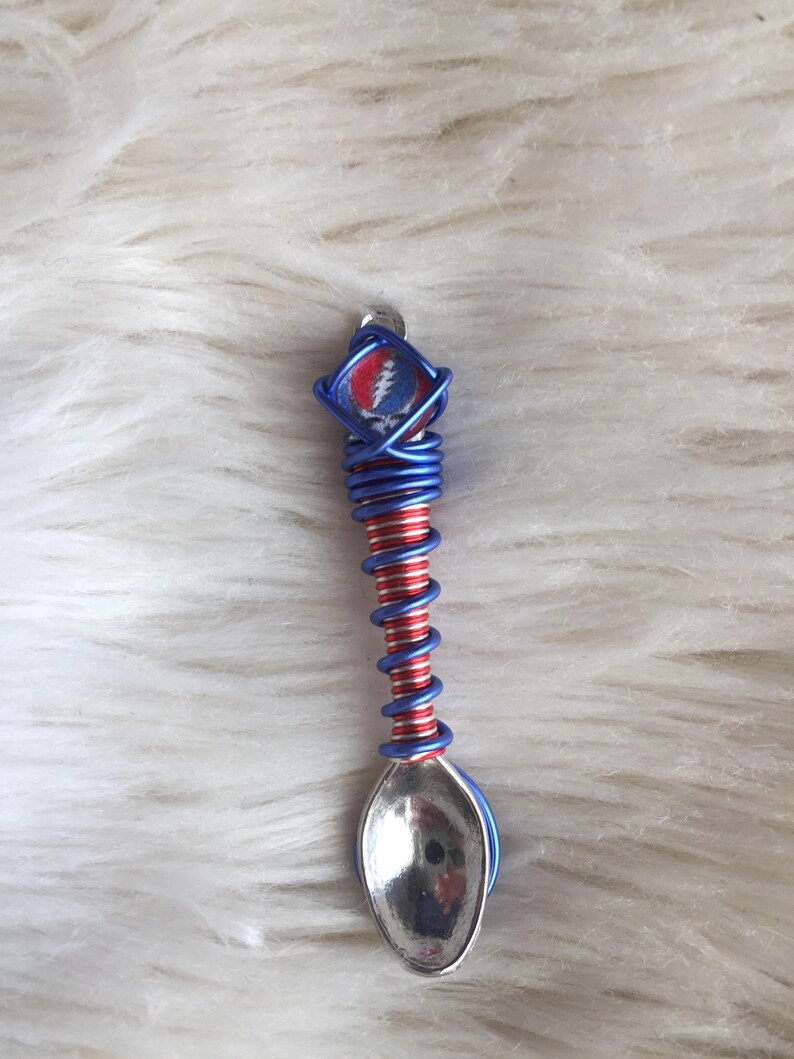 Custom Color Wire Wrapped Grateful Dead Novelty Mini Spoon Etsy