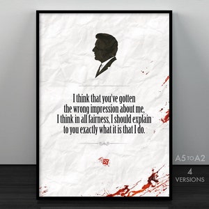 Poster de película Casino / Nicky Santoro Cartel minimalista cine Frase de película Mafia Joe Pesci Martin Scorsese Regalo original cinéfilo