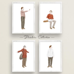 Theodore - Set Posters Película Her | Joaquin Phoenix, Spike Jonze, Poster cine minimalista, Cartel película romántica, Regalo cinéfilo