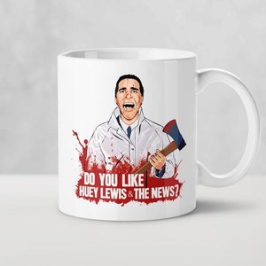 Kubek American Psycho Kubek | Scena Patricka Batemana | Scena z horroru Kubek kinowy Kubek filmowy Oryginalny prezent dla maniaka Prezent Cinephile