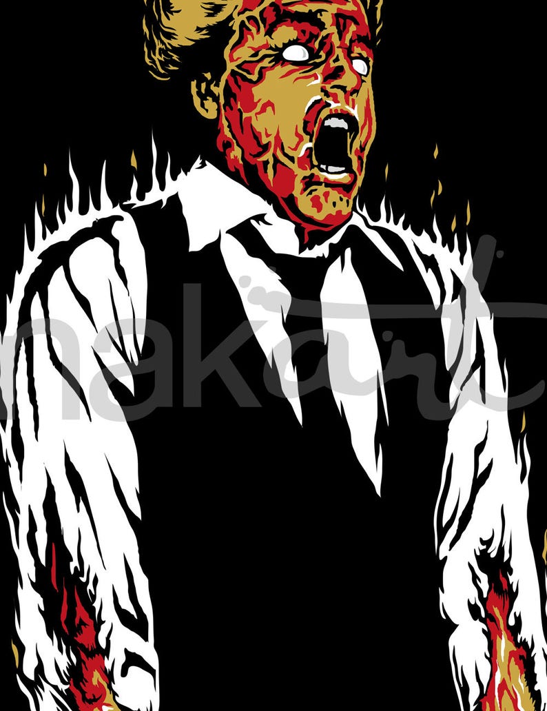 Scanners Movie Poster / David Cronenberg film print Classic Etsy