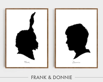 Donnie Darko - 2 Posters | Digital Download | Cult movie printable, Donnie Darko print, Film wall art, Movie character poster