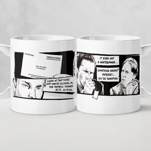 American Psycho Mok | Scene Patrick Bateman Kaart | Klassieke horrorfilmmok met Paul Allen-filmcitaat, origineel cadeau voor geeks