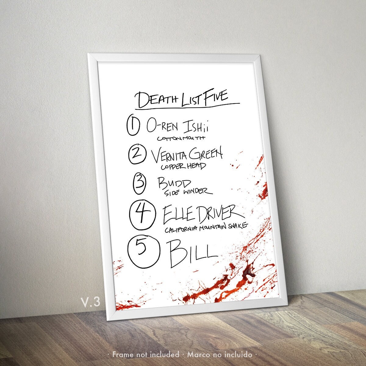 KILL BILL 映画ポスター DEATH NYC 限定エディション Amazon.co.jp: EDEN（エデン）キルビル KILL BILL vol.1 特大