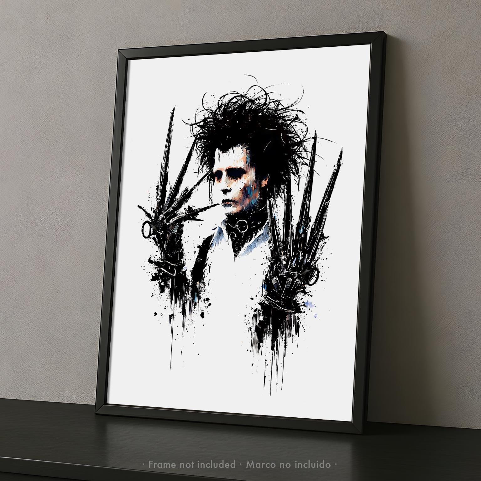 Eduardo Manostijeras - Póster original / Película Tim Burton, Johnny Depp,  Lámina decorativa cine, Cartel película clásica, Regalo cinéfilo - Etsy  México, image size:1535x1535