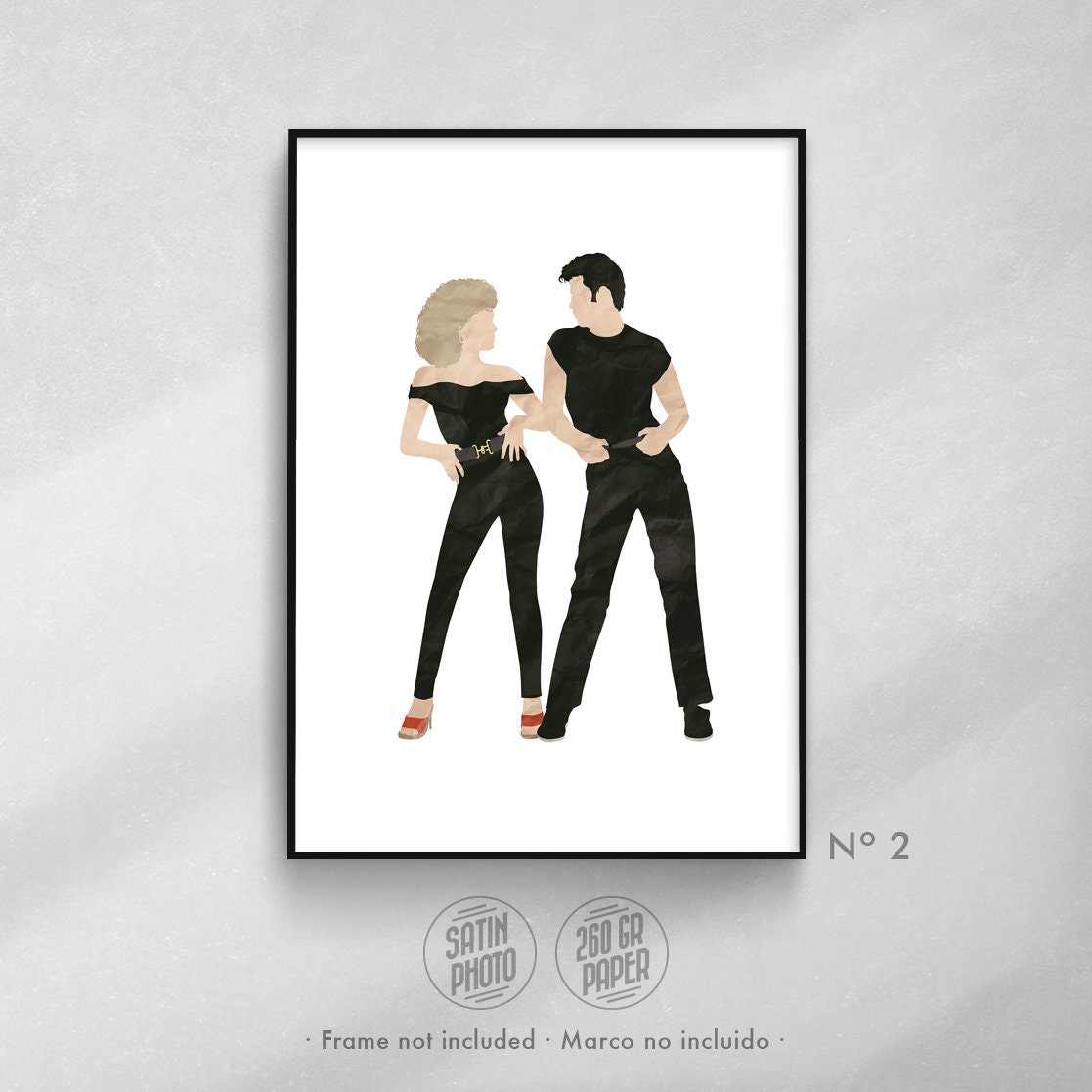 KEYCHIN Danny Taschenspiegel Mit Musik – Motiv: You Are The One That I Want, Kompakter Klappspiegel Für Make-up Und Fans