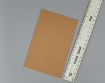 Blank Chipboard Sheets / 3 1/2" x 5 1/2" / 100 pieces