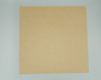 5"x5" Square Blank Chipboard / 50 Sheets / Heavy