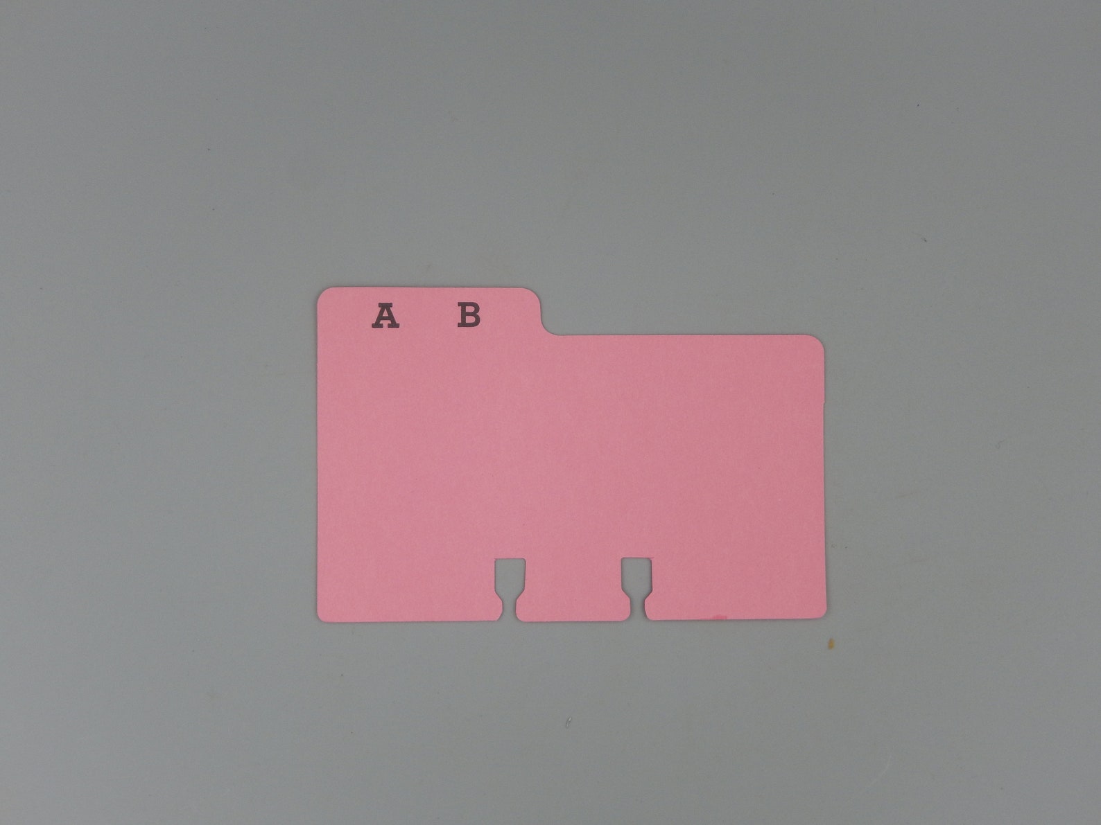 Pink Rolodex Dividers / Alphabet Set / Letterpress Die-cut & Printed - Etsy