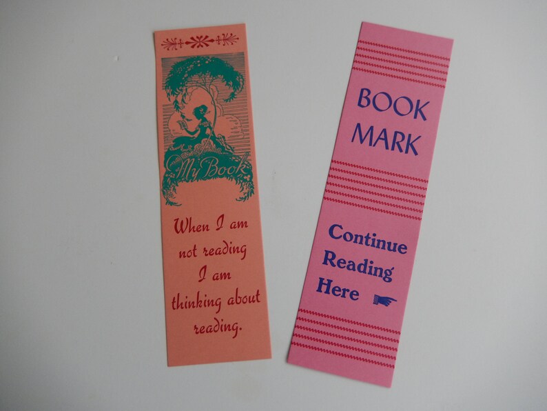 Letterpress Printed Book Marks / Set of 5 image 3