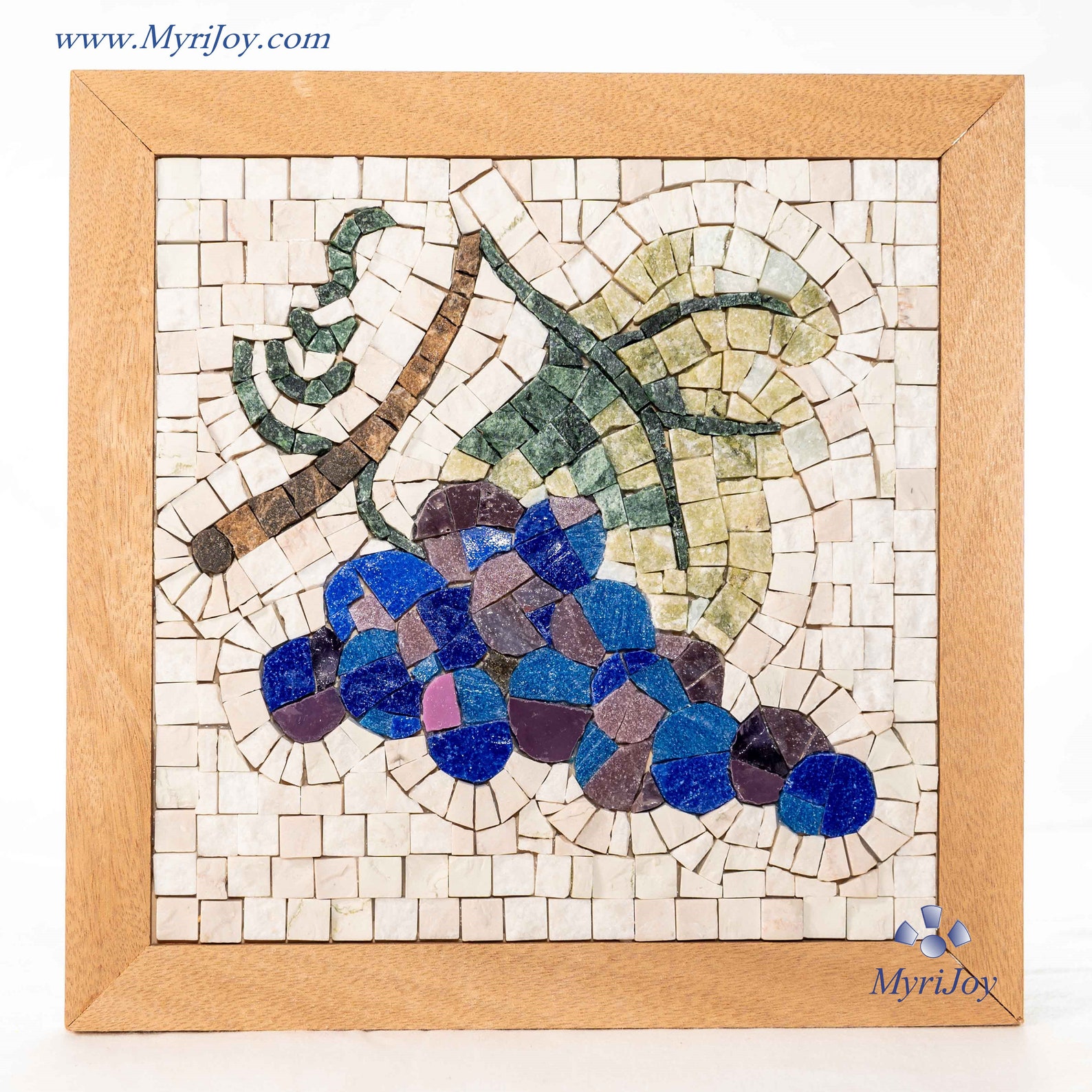 Mosaic wall art kit Fall 9x9 DIY Mosaics tiles Etsy
