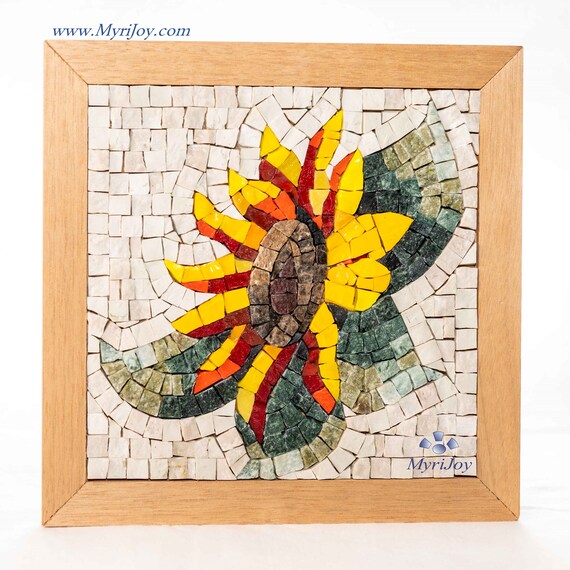 Gifts For Women Diy Mosaics Wall Art Sunflower Marble - Diy Glass Mosaic Wall Art Gifts For Women Diy Mosaics Wall Art Sunflower Marble - Diy Glass Mosaic Wall Art