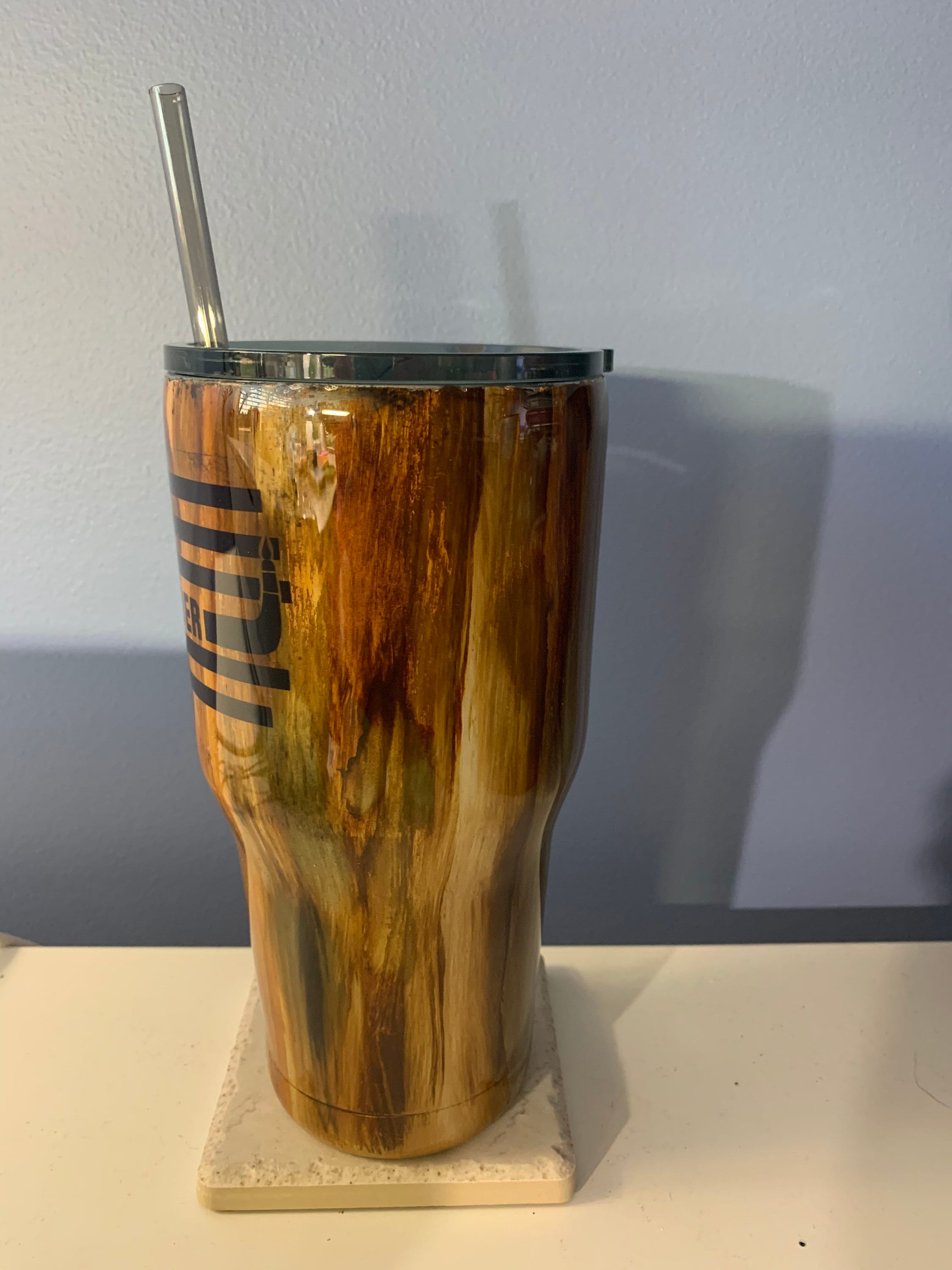 Wood Grain Welder Tumbler Wood Grain Welder Tumbler